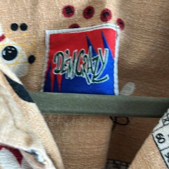 D’em crazy Vintage Hawaiian Camp Style Bowling Alley Fun SZ 2XL Unisex - Picture 6 of 8